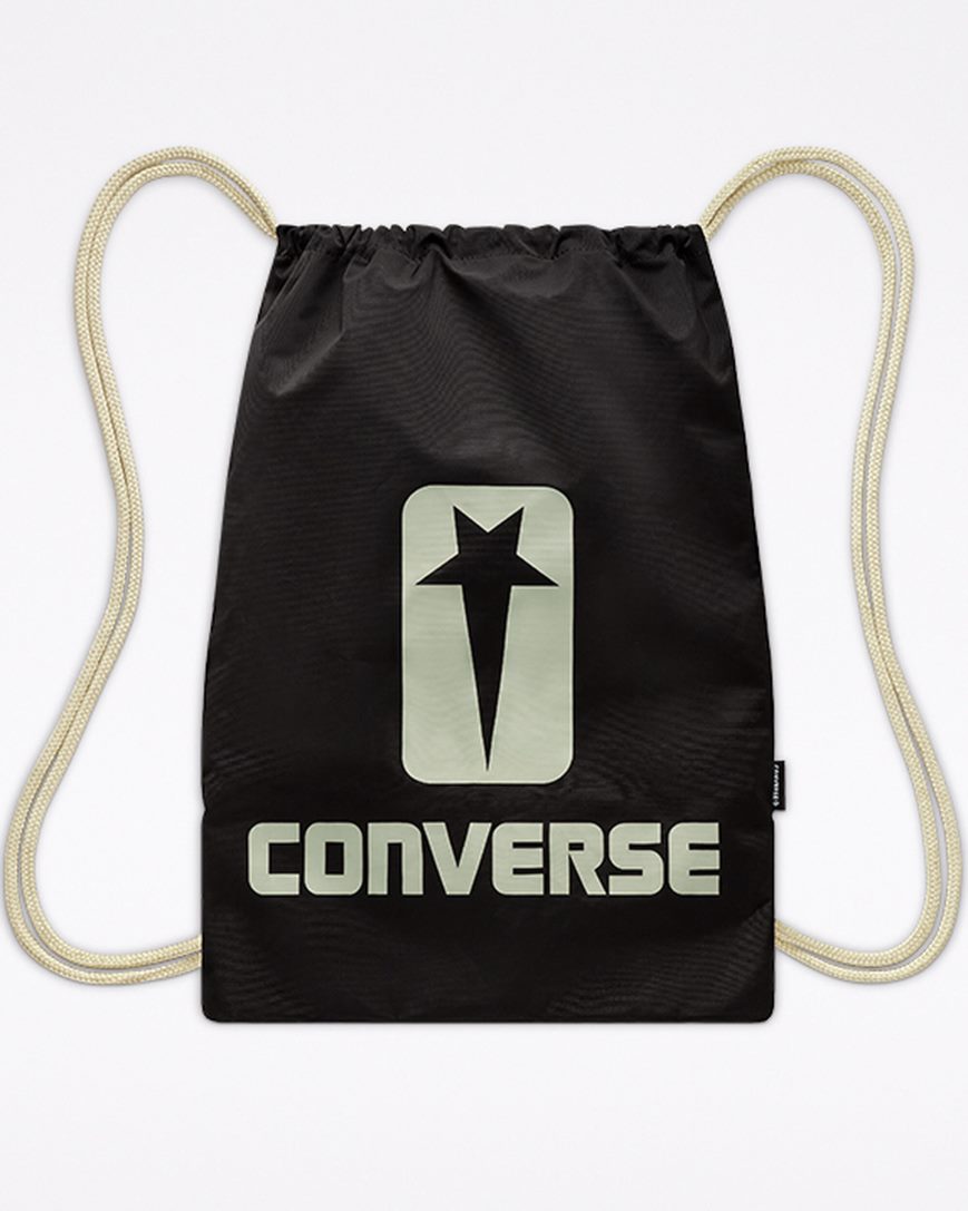 Bolsas Converse x DRKSHDW Drawstring Hombre Negras | PE 807L2P